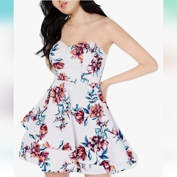 BRAND NEW A'GACI PLEATED SLEEVELESS MINI DRESS - Picture 1 of 14